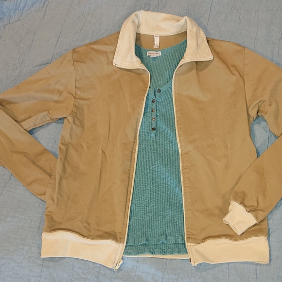 American Apparel Jackets & Blazers - 3/$10 American Apparel Tan/Creme Jacket XS